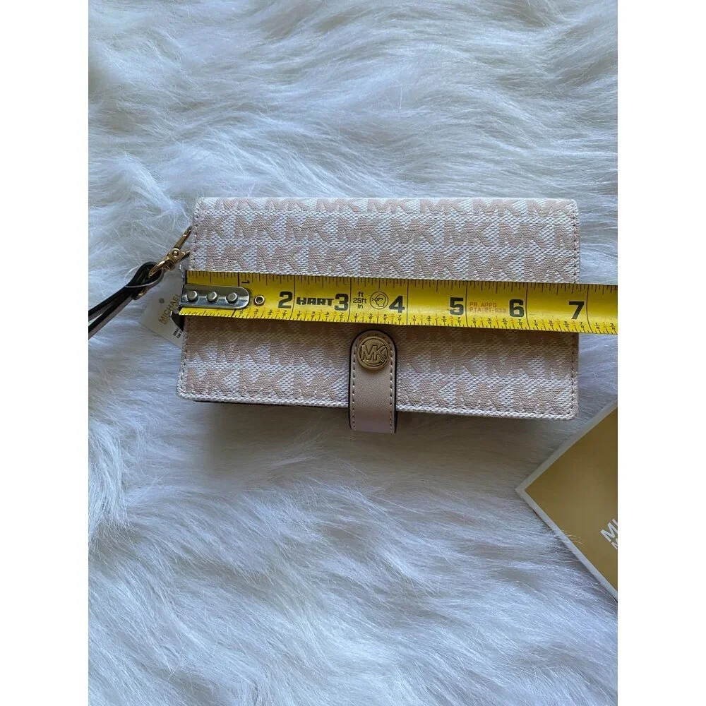 Michael Kors Jet Set Small Phone Case,  Wristlet Wallet, Soft Pink